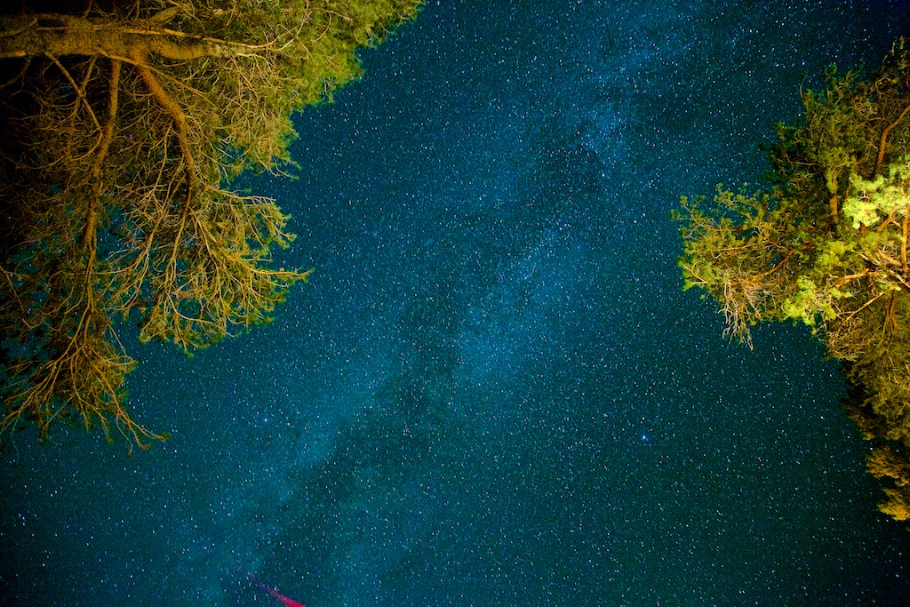 The Milky Way after getting the camera settings down.
