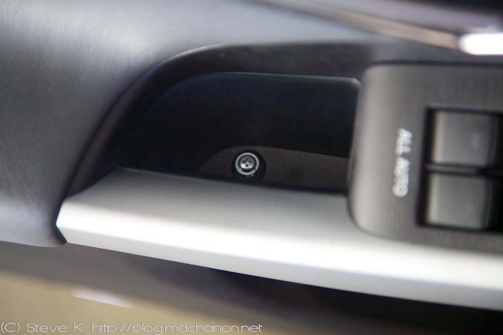3rd gen Prius door panel removal: Philips screw in the pocket of door arm rest