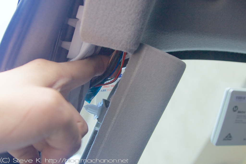 3rd gen Prius JDM power folding side mirrors DIY guide: Wiring up the 3-in-1 combo welcome light LED kit