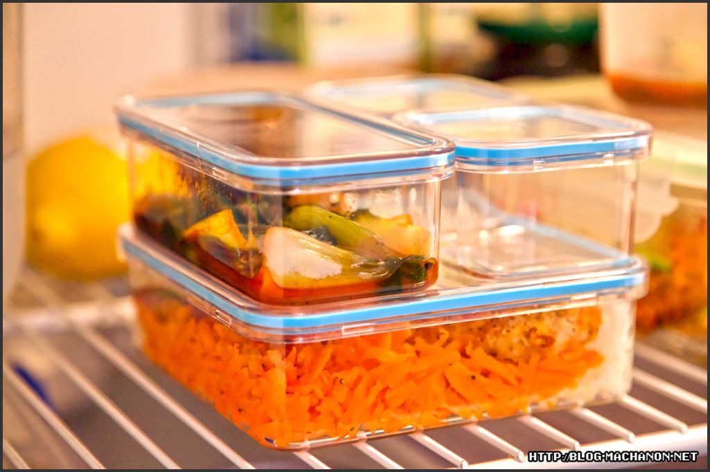 Incredibly modular and stackable food container design!