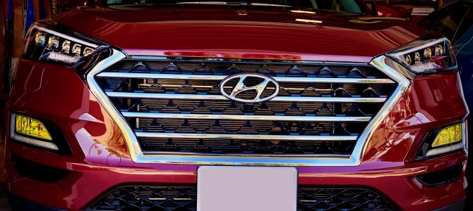 Lamin-X Applied onto 2019 Hyundai Tucson Foglights